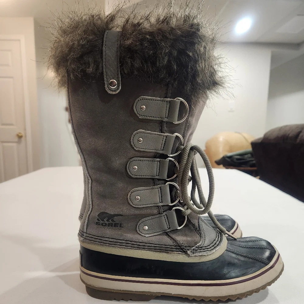 Sorel Joan Of Arctic Women's Waterproof Boot - Gray ❄️ - Picture 4 of 16